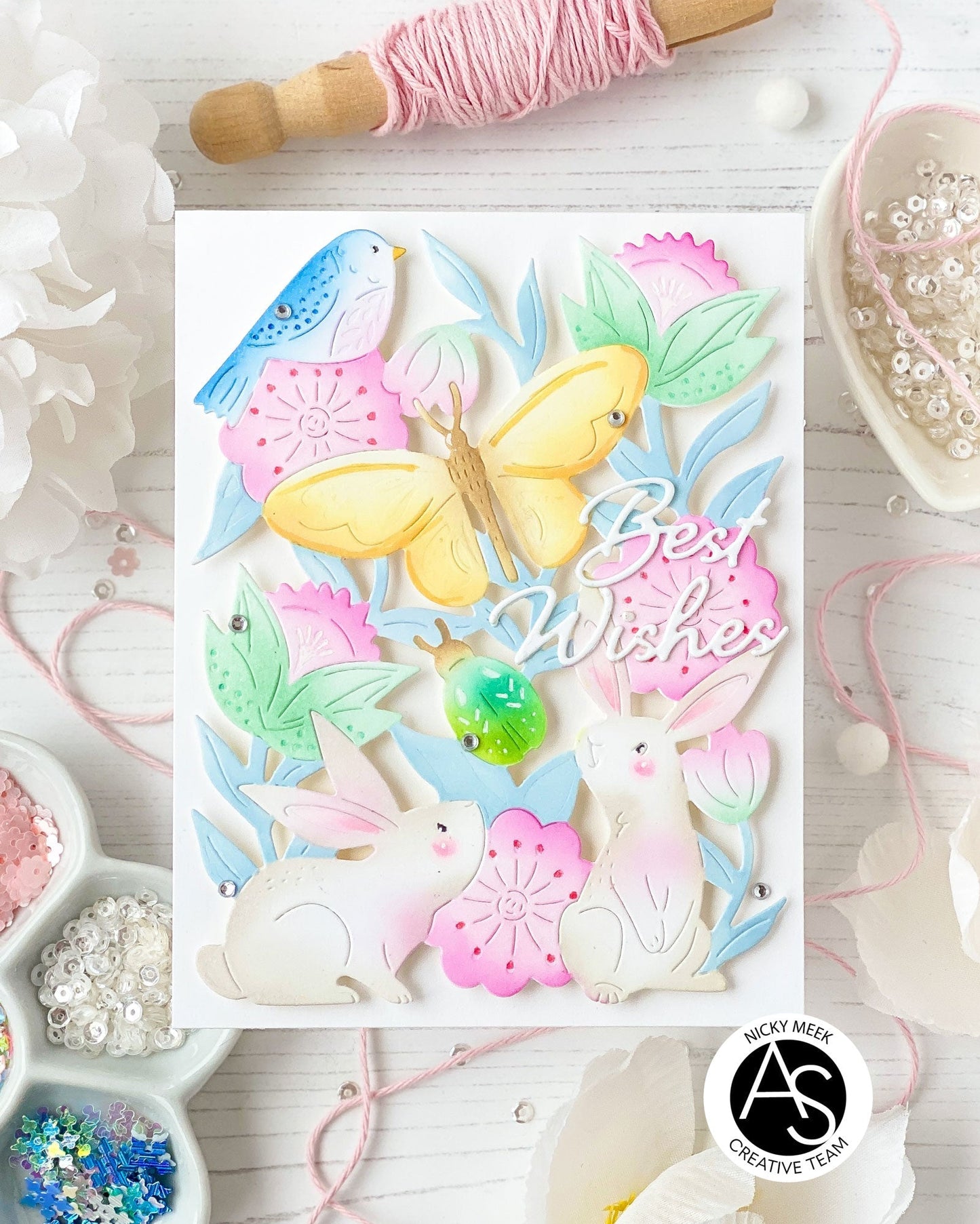 Alex Syberia Designs Essential Sentiments Die Set - CraftSource Market: Craft Supplies & Kits Papercraft > Dies > Metal Cutting Dies