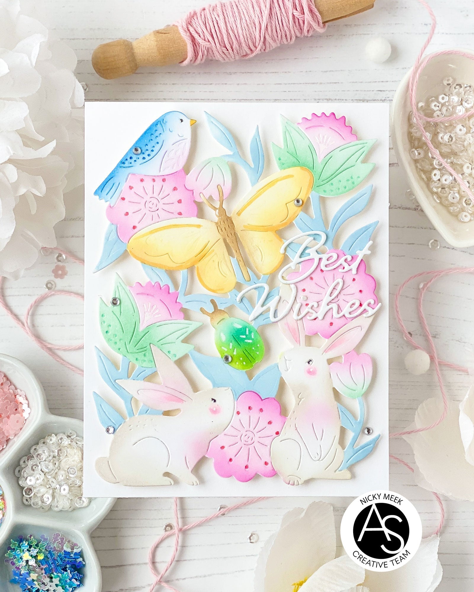 Alex Syberia Designs Essential Sentiments Die Set - CraftSource Market: Craft Supplies & Kits Papercraft > Dies > Metal Cutting Dies