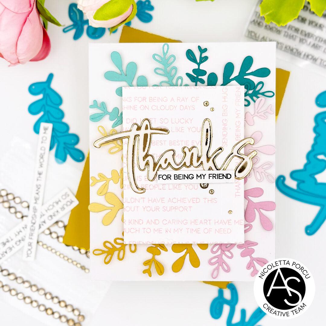 Alex Syberia Designs Expressing Gratitude Sentiments Stamp Set - CraftSource Market: Craft Supplies & Kits Papercraft > Stamps > Photopolymer Stamps