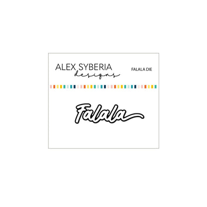 Alex Syberia Designs Falala Die - CraftSource Market: Craft Supplies & Kits Papercraft > Dies > Metal Cutting Dies