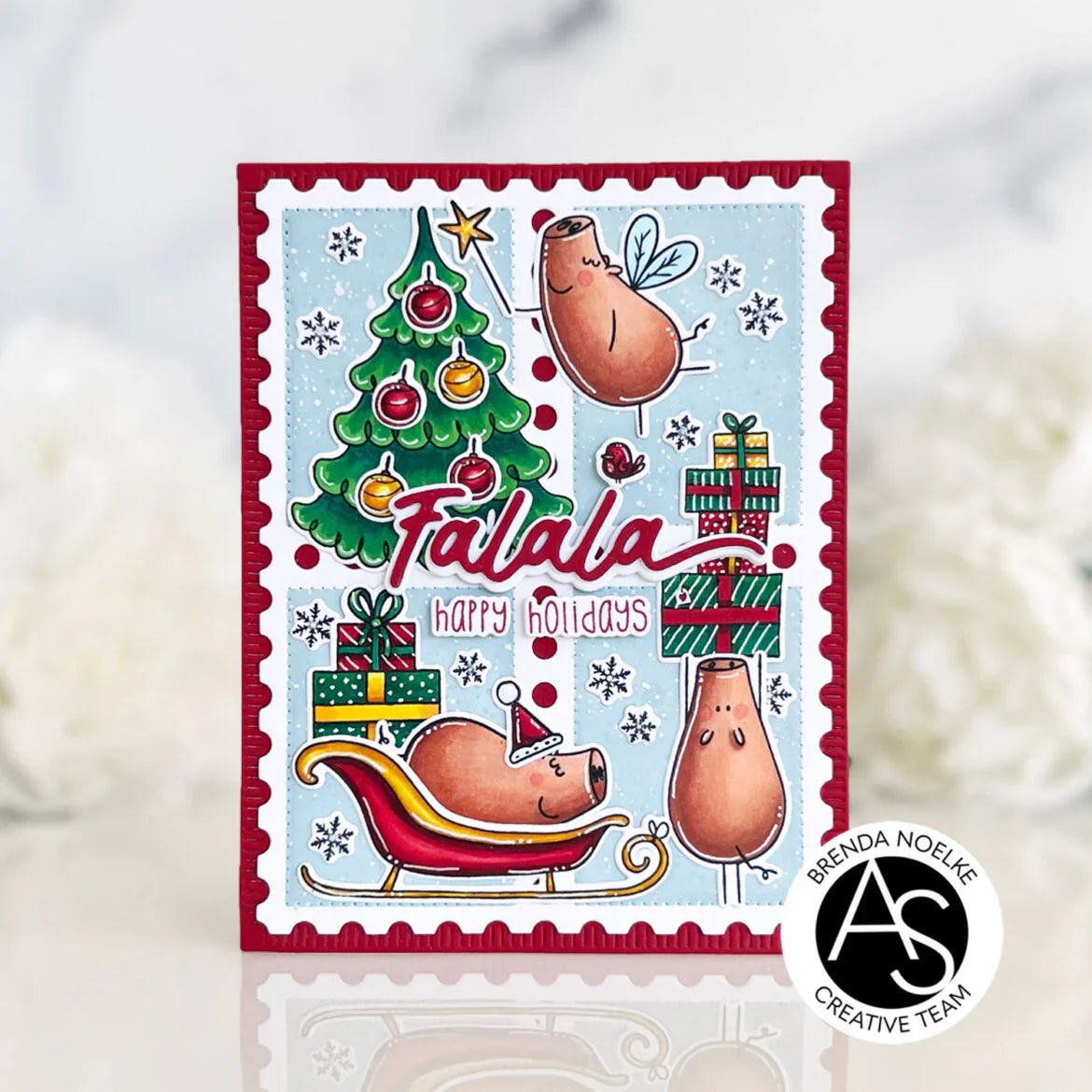 Alex Syberia Designs Falala Die - CraftSource Market: Craft Supplies & Kits Papercraft > Dies > Metal Cutting Dies