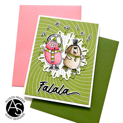 Alex Syberia Designs Falala Friends Stamp Set - CraftSource Market: Craft Supplies & Kits Papercraft > Stamps > Photopolymer Stamps