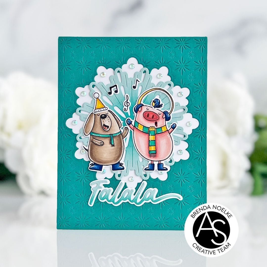 Alex Syberia Designs Falala Friends Stamp Set - CraftSource Market: Craft Supplies & Kits Papercraft > Stamps > Photopolymer Stamps