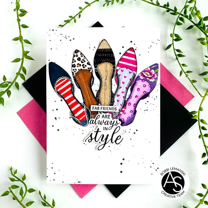 Alex Syberia Designs Fancy Shoes Press Plate & Die Set - CraftSource Market: Craft Supplies & Kits Papercraft > Dies > Metal Cutting Dies