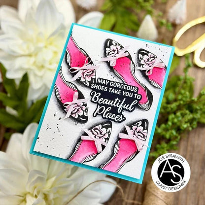 Alex Syberia Designs Fancy Shoes Press Plate & Die Set - CraftSource Market: Craft Supplies & Kits Papercraft > Dies > Metal Cutting Dies