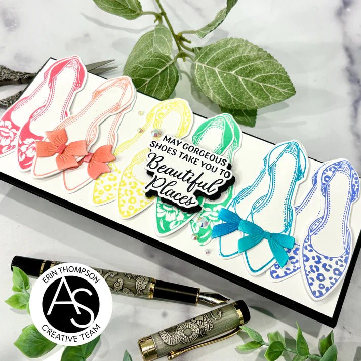 Alex Syberia Designs Fancy Shoes Press Plate & Die Set - CraftSource Market: Craft Supplies & Kits Papercraft > Dies > Metal Cutting Dies