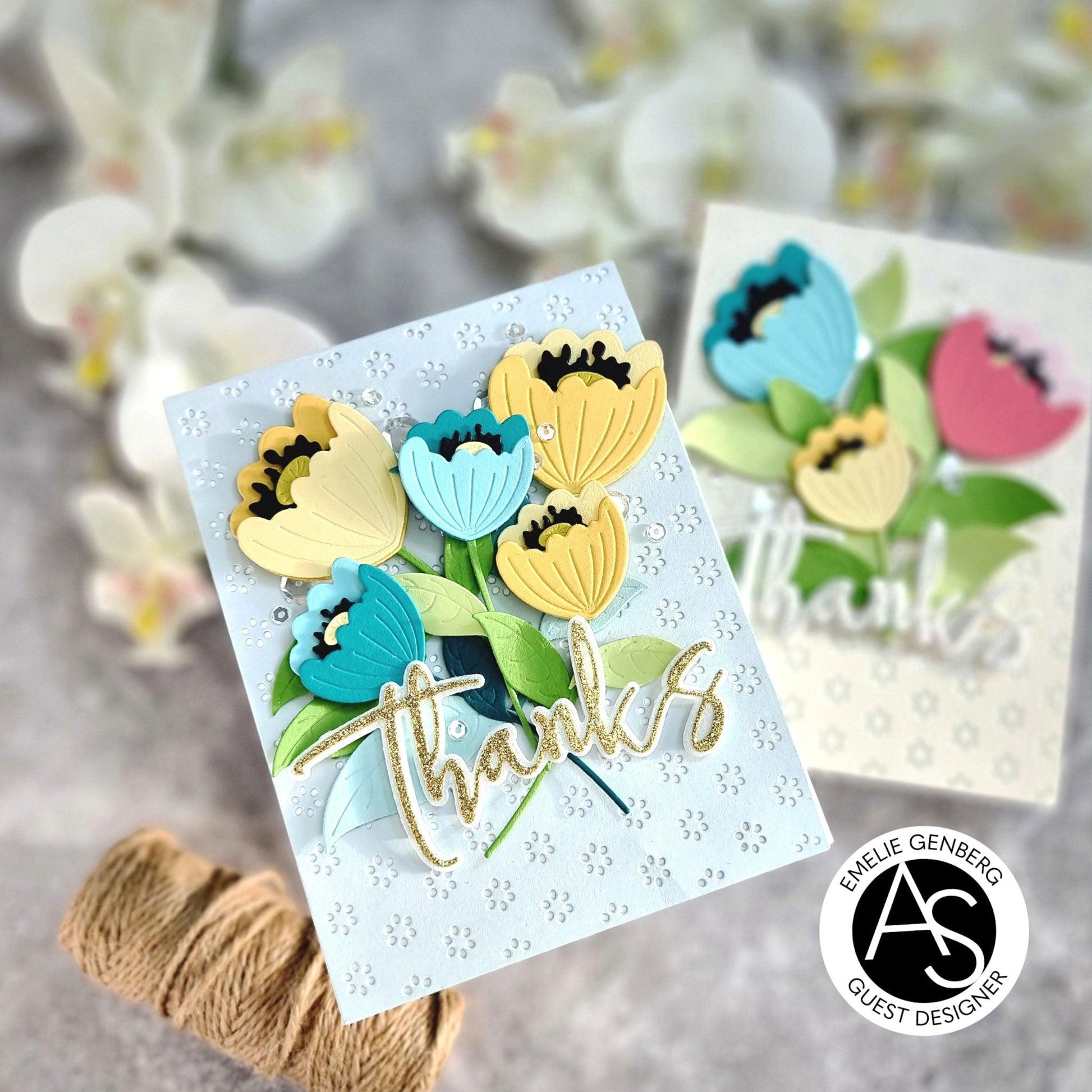Alex Syberia Designs Fantasy Flowers Die Set - CraftSource Market: Craft Supplies & Kits Papercraft > Dies > Metal Cutting Dies
