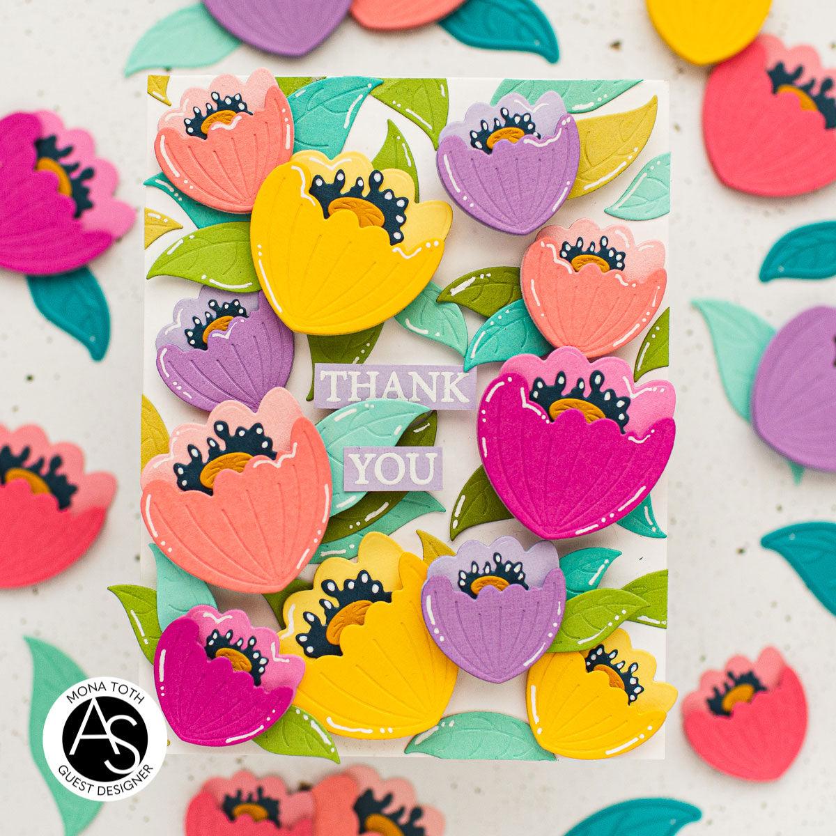Alex Syberia Designs Fantasy Flowers Die Set - CraftSource Market: Craft Supplies & Kits Papercraft > Dies > Metal Cutting Dies
