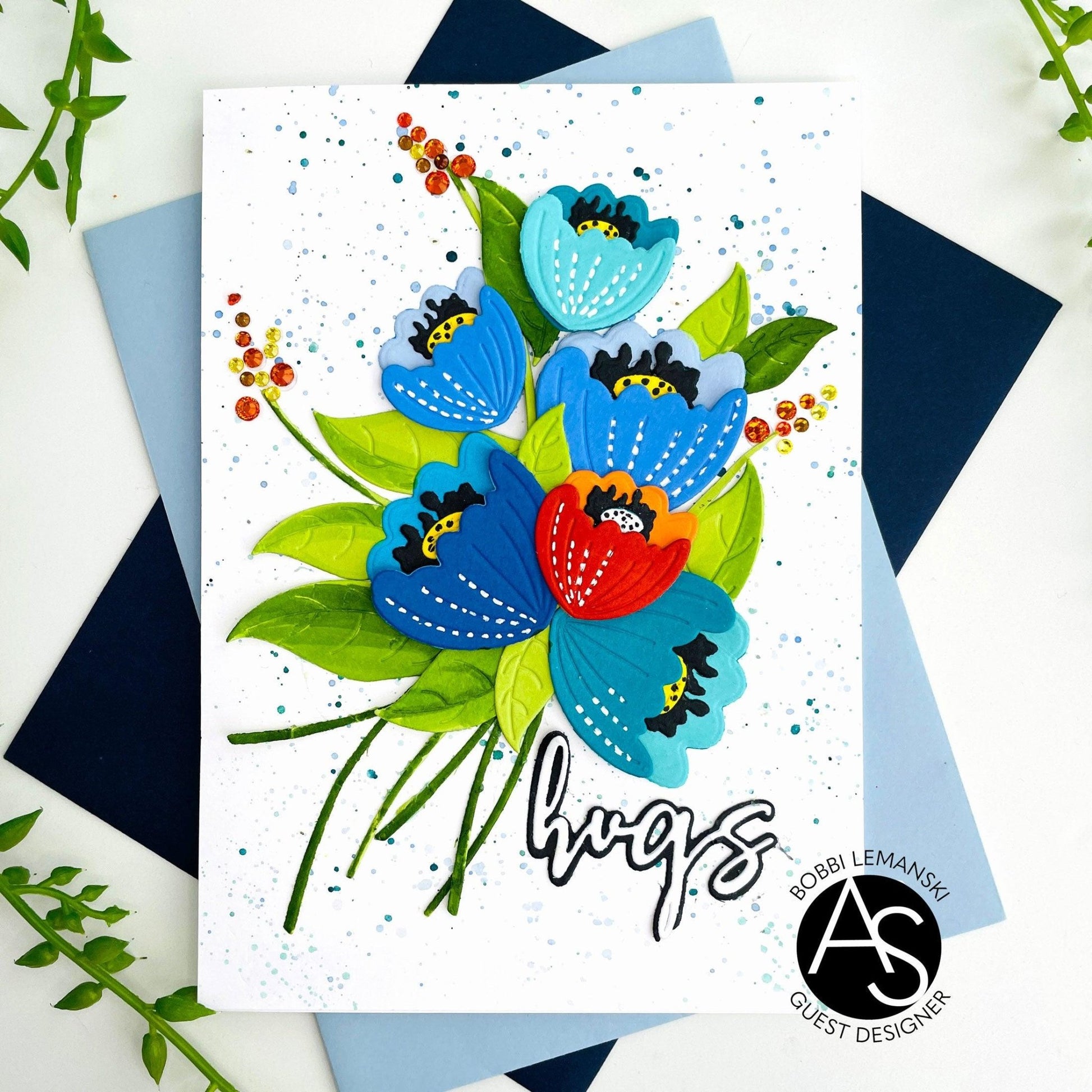 Alex Syberia Designs Fantasy Flowers Die Set - CraftSource Market: Craft Supplies & Kits Papercraft > Dies > Metal Cutting Dies