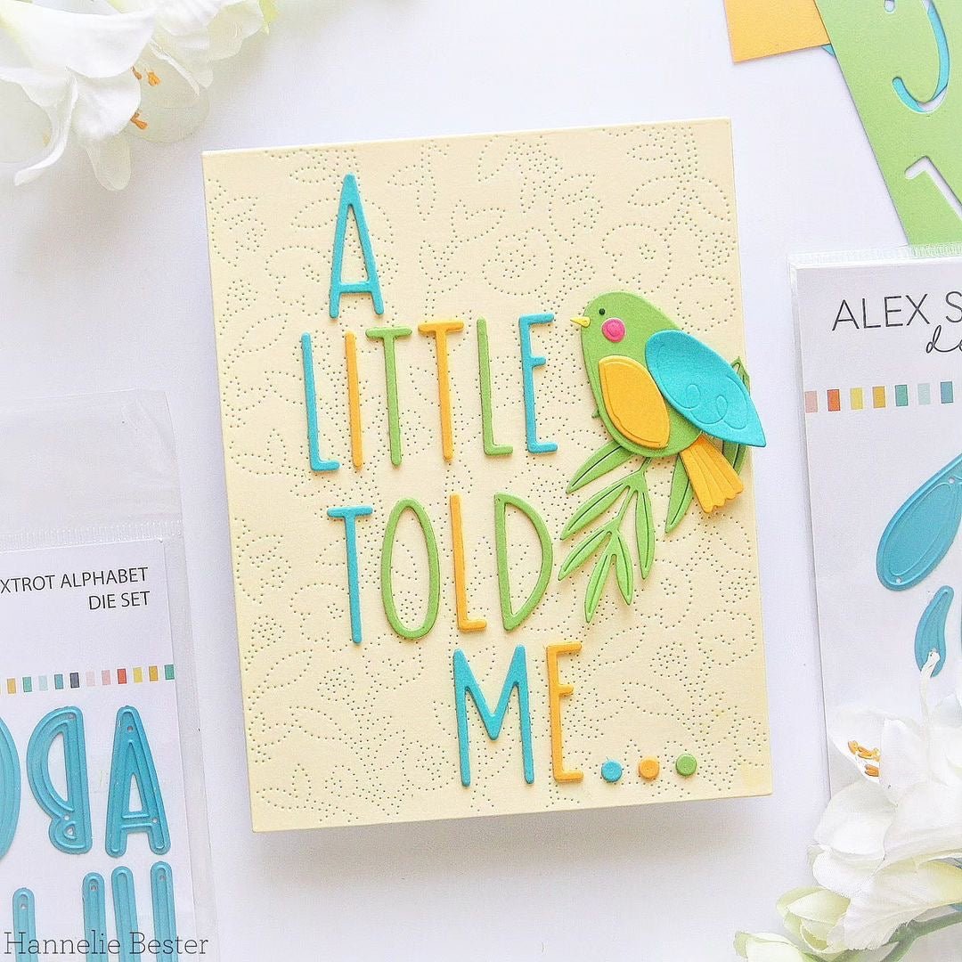 Alex Syberia Designs Foxtrot Alphabet Die Set - CraftSource Market: Craft Supplies & Kits Papercraft > Dies > Metal Cutting Dies