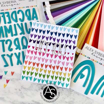 Alex Syberia Designs Foxtrot Alphabet Die Set - CraftSource Market: Craft Supplies & Kits Papercraft > Dies > Metal Cutting Dies