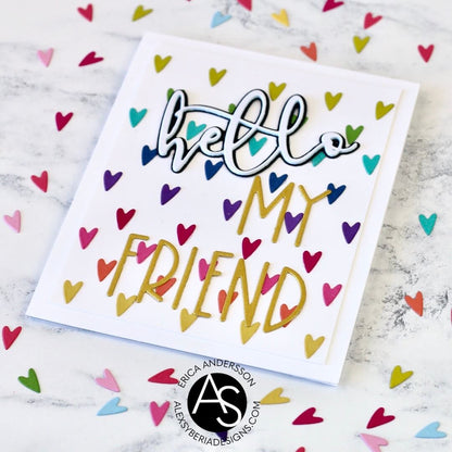 Alex Syberia Designs Foxtrot Alphabet Die Set - CraftSource Market: Craft Supplies & Kits Papercraft > Dies > Metal Cutting Dies