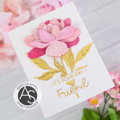 Alex Syberia Designs Friend Hot Foil Plate - CraftSource Market: Craft Supplies & Kits Foiling and Letterpress