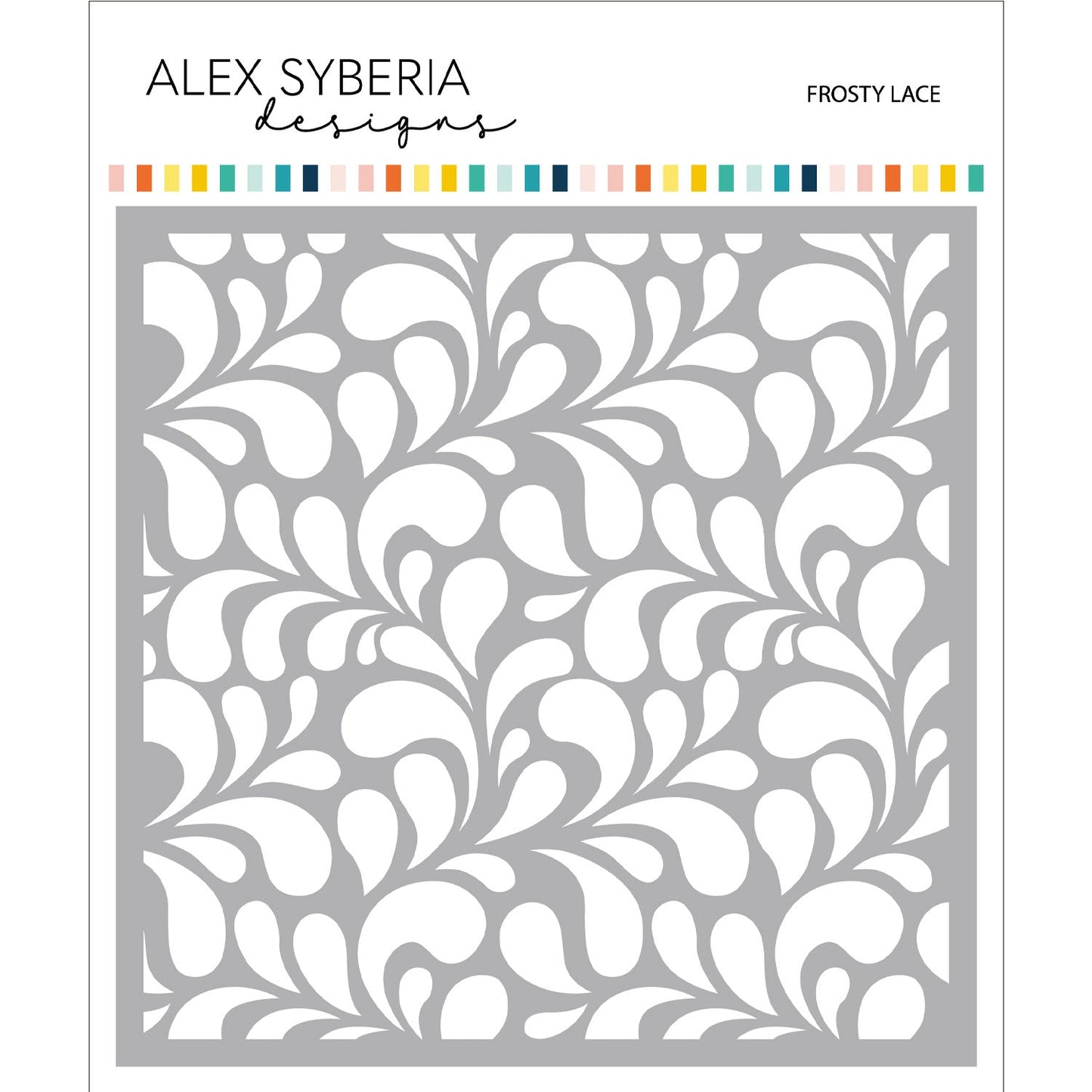 Alex Syberia Designs Frosty Lace Stencil - CraftSource Market: Craft Supplies & Kits Papercraft > Stencils