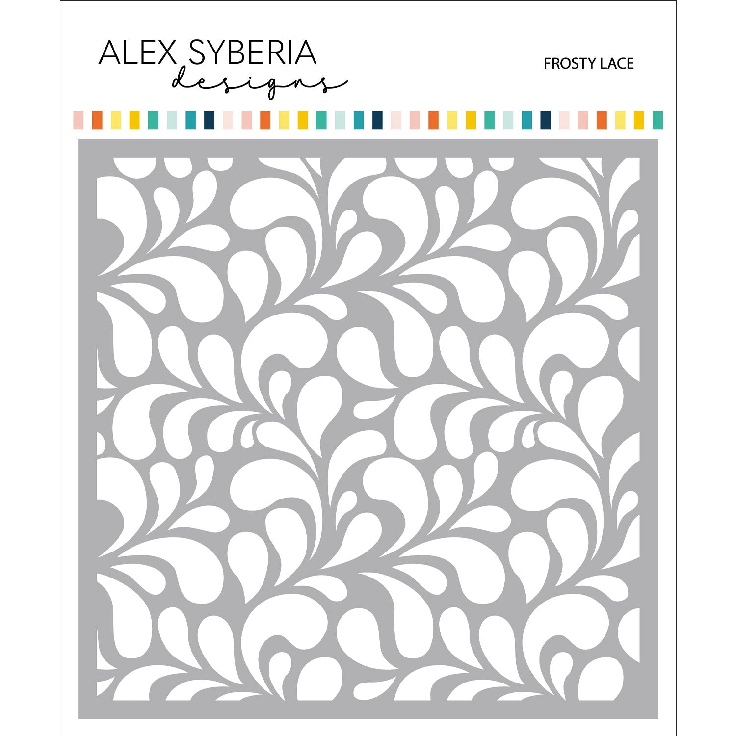 Alex Syberia Designs Frosty Lace Stencil - CraftSource Market: Craft Supplies & Kits Papercraft > Stencils