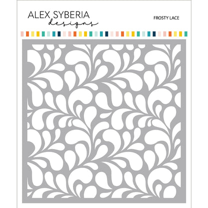 Alex Syberia Designs Frosty Lace Stencil - CraftSource Market: Craft Supplies & Kits Papercraft > Stencils