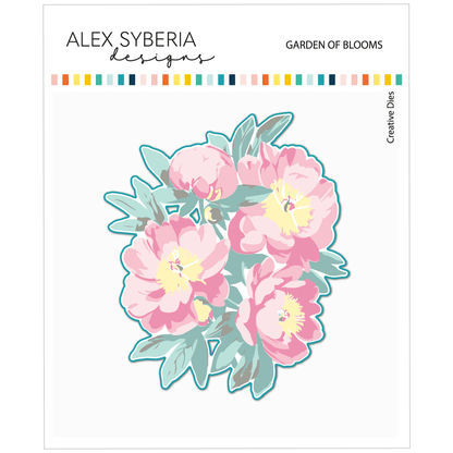 Alex Syberia Designs Garden of Blooms Die - CraftSource Market: Craft Supplies & Kits Papercraft > Dies > Metal Cutting Dies