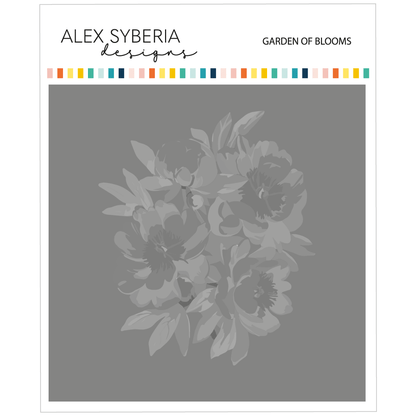 Alex Syberia Designs Garden of Blooms Stencil Set - CraftSource Market: Craft Supplies & Kits Papercraft > Stencils