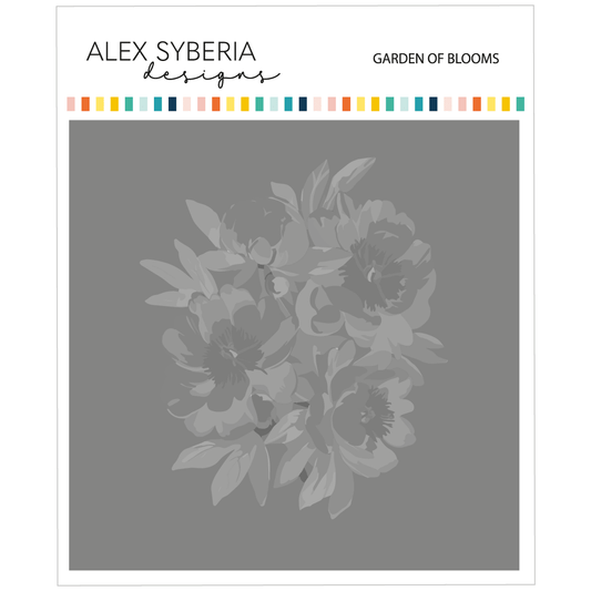 Alex Syberia Designs Garden of Blooms Stencil Set - CraftSource Market: Craft Supplies & Kits Papercraft > Stencils