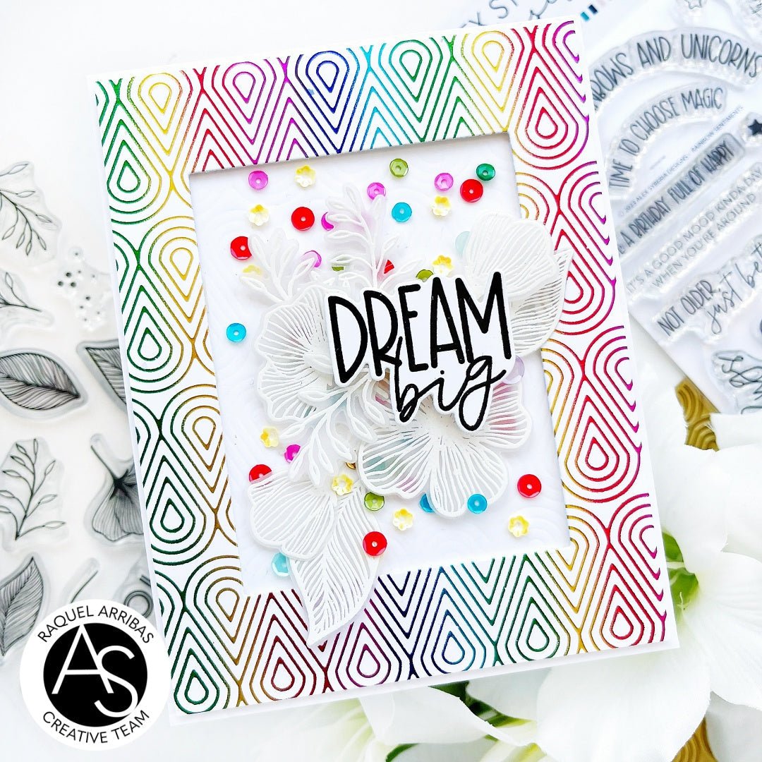 Alex Syberia Designs Glowing Geometry Hot Foil Plate - CraftSource Market: Craft Supplies & Kits Foiling and Letterpress