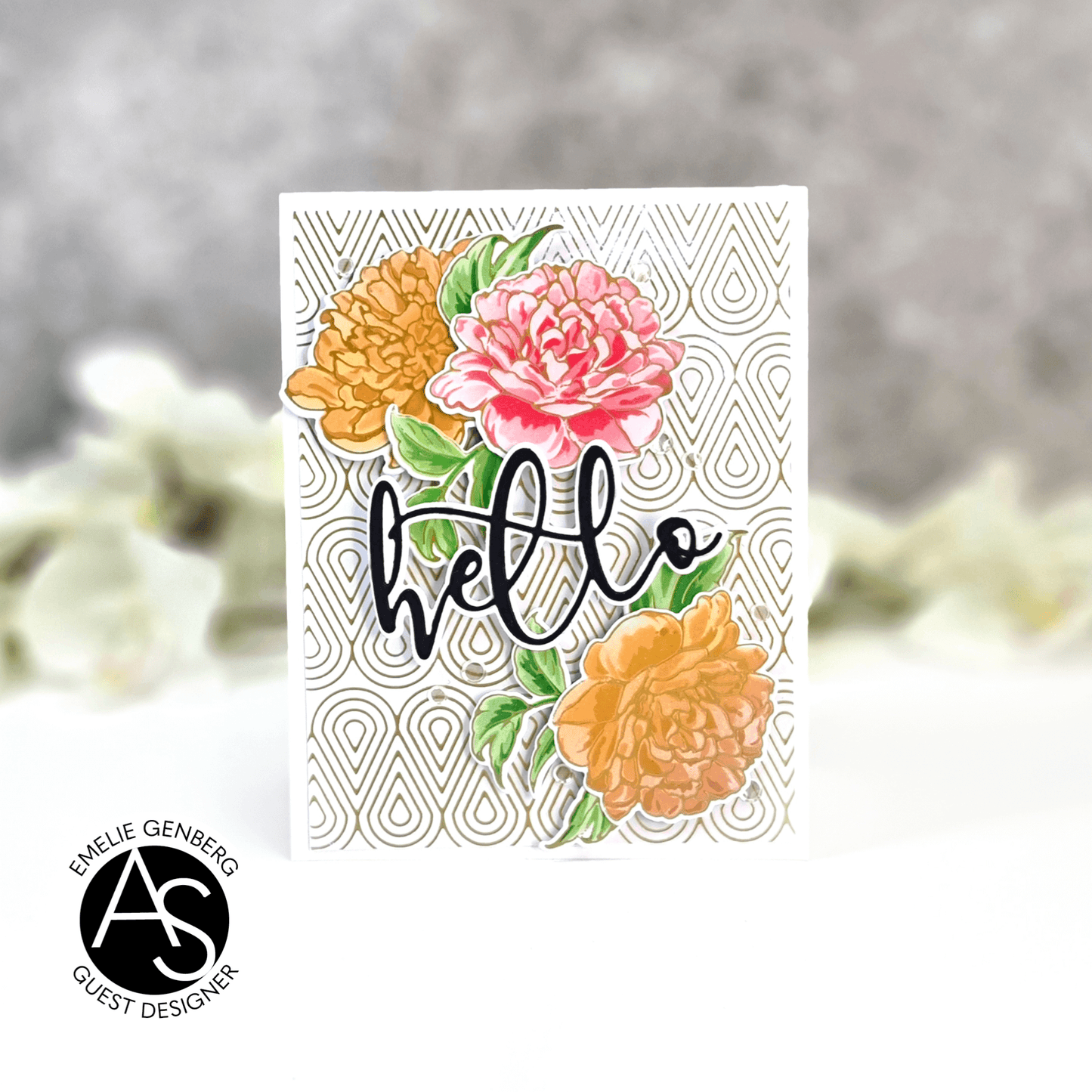 Alex Syberia Designs Glowing Geometry Hot Foil Plate - CraftSource Market: Craft Supplies & Kits Foiling and Letterpress