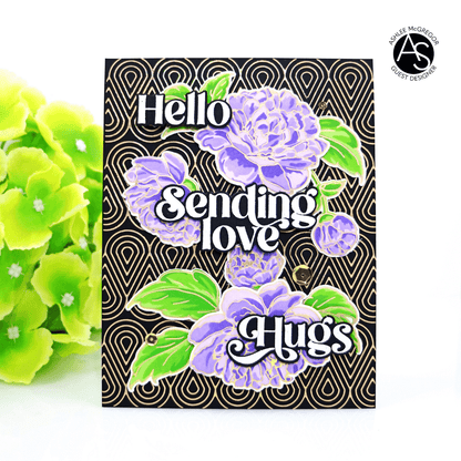 Alex Syberia Designs Glowing Geometry Hot Foil Plate - CraftSource Market: Craft Supplies & Kits Foiling and Letterpress