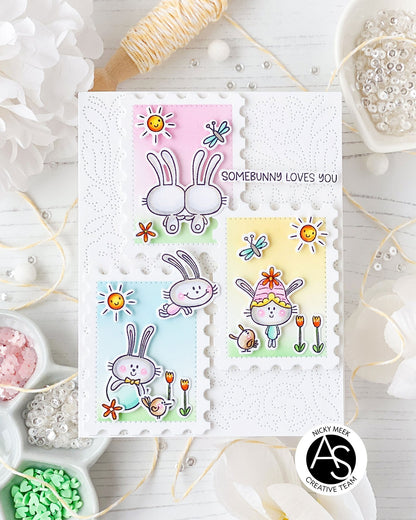 Alex Syberia Designs Hoppy Easter Stamp Set - CraftSource Market: Craft Supplies & Kits Papercraft > Stamps > Photopolymer Stamps