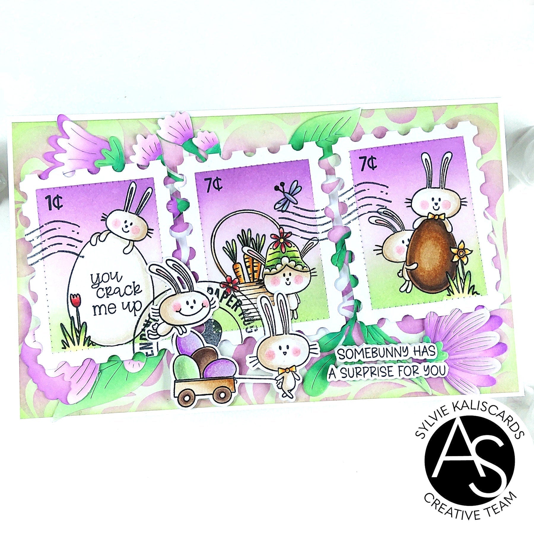 Alex Syberia Designs Hoppy Easter Stamp Set - CraftSource Market: Craft Supplies & Kits Papercraft > Stamps > Photopolymer Stamps