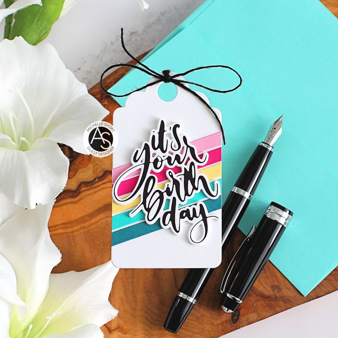 Alex Syberia Designs It's your birthday Hot Foil Plate and Die Set - CraftSource Market: Craft Supplies & Kits Papercraft > Dies > Metal Cutting Dies