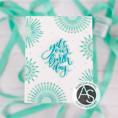 Alex Syberia Designs It's your birthday Hot Foil Plate and Die Set - CraftSource Market: Craft Supplies & Kits Papercraft > Dies > Metal Cutting Dies