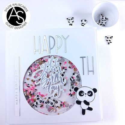 Alex Syberia Designs It's your birthday Hot Foil Plate and Die Set - CraftSource Market: Craft Supplies & Kits Papercraft > Dies > Metal Cutting Dies