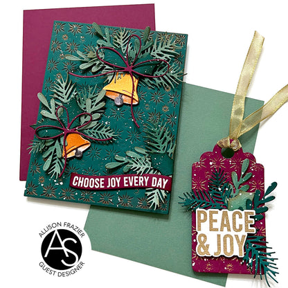 Alex Syberia Designs Jingle Bell Joy Die Set - CraftSource Market: Craft Supplies & Kits Papercraft > Dies > Metal Cutting Dies