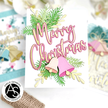 Alex Syberia Designs Jingle Bell Joy Die Set - CraftSource Market: Craft Supplies & Kits Papercraft > Dies > Metal Cutting Dies