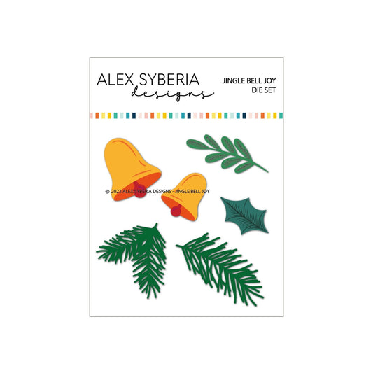 Alex Syberia Designs Jingle Bell Joy Die Set - CraftSource Market: Craft Supplies & Kits Papercraft > Dies > Metal Cutting Dies