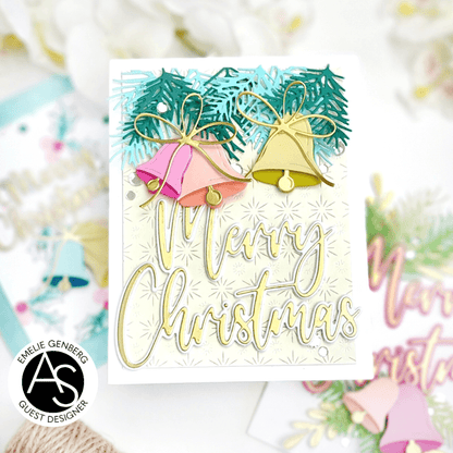 Alex Syberia Designs Jingle Bell Joy Die Set - CraftSource Market: Craft Supplies & Kits Papercraft > Dies > Metal Cutting Dies
