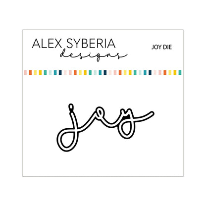 Alex Syberia Designs Joy Die - CraftSource Market: Craft Supplies & Kits Papercraft > Dies > Metal Cutting Dies
