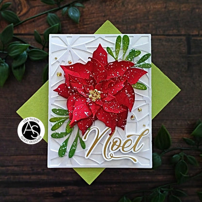 Alex Syberia Designs Joyful Poinsettia Die Set - CraftSource Market: Craft Supplies & Kits Papercraft > Dies > Metal Cutting Dies