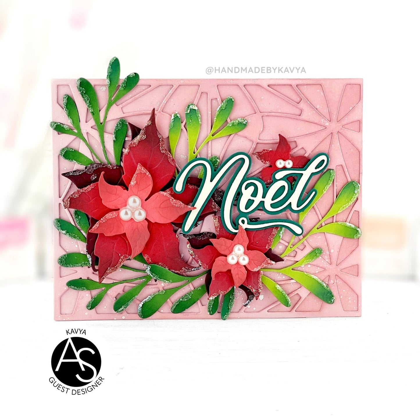 Alex Syberia Designs Joyful Poinsettia Die Set - CraftSource Market: Craft Supplies & Kits Papercraft > Dies > Metal Cutting Dies