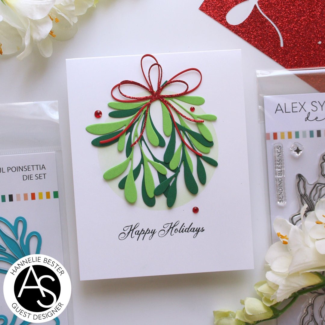Alex Syberia Designs Joyful Poinsettia Die Set - CraftSource Market: Craft Supplies & Kits Papercraft > Dies > Metal Cutting Dies