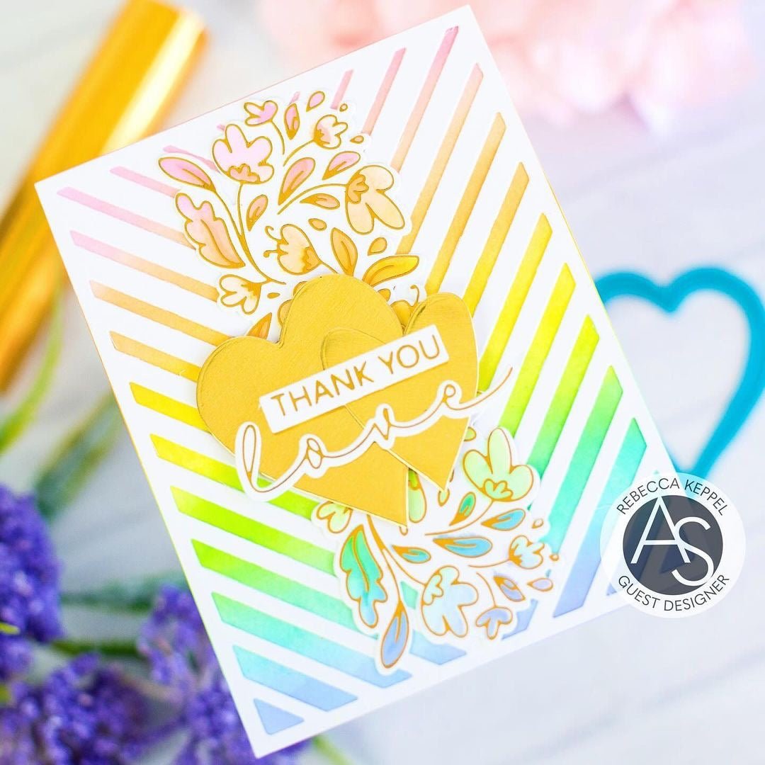 Alex Syberia Designs Just Because Hot Foil & Die Set - CraftSource Market: Craft Supplies & Kits Papercraft > Dies > Metal Cutting Dies
