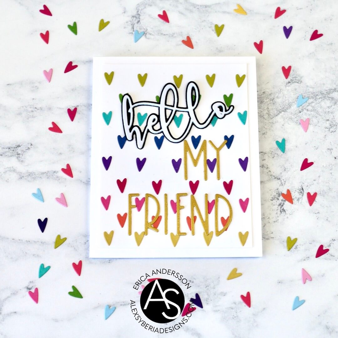 Alex Syberia Designs Large Hello Die Set - CraftSource Market: Craft Supplies & Kits Papercraft > Dies > Metal Cutting Dies
