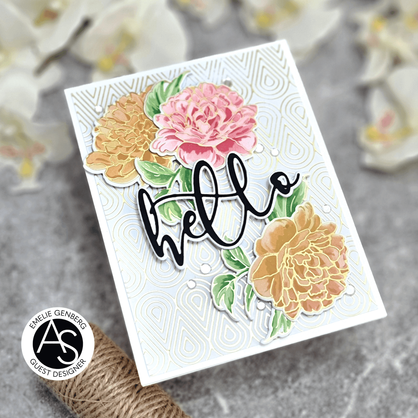 Alex Syberia Designs Large Hello Die Set - CraftSource Market: Craft Supplies & Kits Papercraft > Dies > Metal Cutting Dies