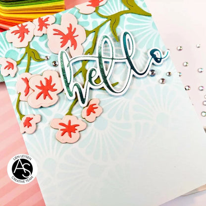 Alex Syberia Designs Large Hello Hot Foil Plate - CraftSource Market: Craft Supplies & Kits Foiling and Letterpress