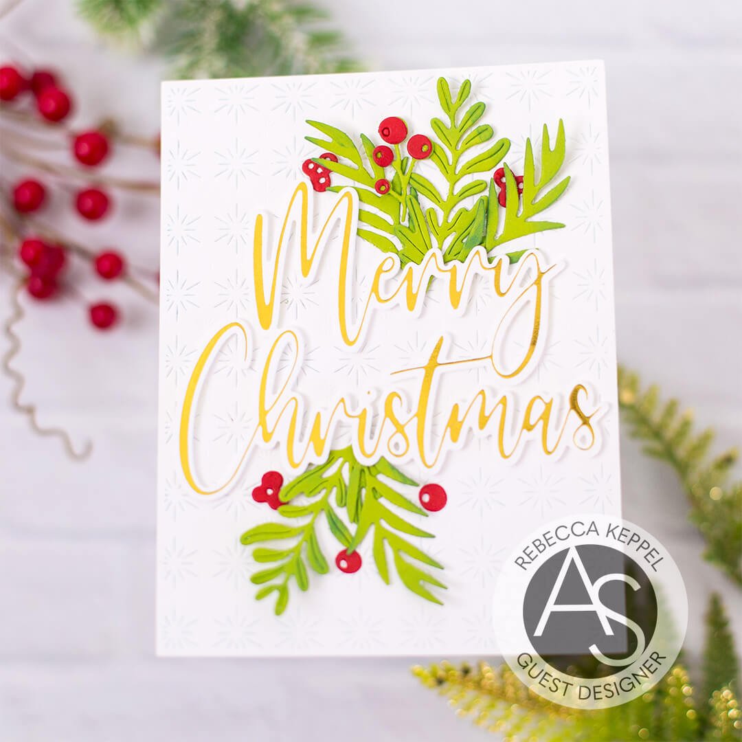 Alex Syberia Designs Large Merry Christmas Die - CraftSource Market: Craft Supplies & Kits Papercraft > Dies > Metal Cutting Dies
