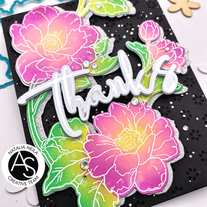 Alex Syberia Designs Large Thanks Die - CraftSource Market: Craft Supplies & Kits Papercraft > Dies > Metal Cutting Dies