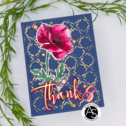 Alex Syberia Designs Large Thanks Hot Foil Plate - CraftSource Market: Craft Supplies & Kits Foiling