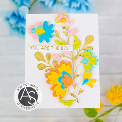 Alex Syberia Designs Leafy Duo Die Set - CraftSource Market: Craft Supplies & Kits Papercraft > Dies > Metal Cutting Dies