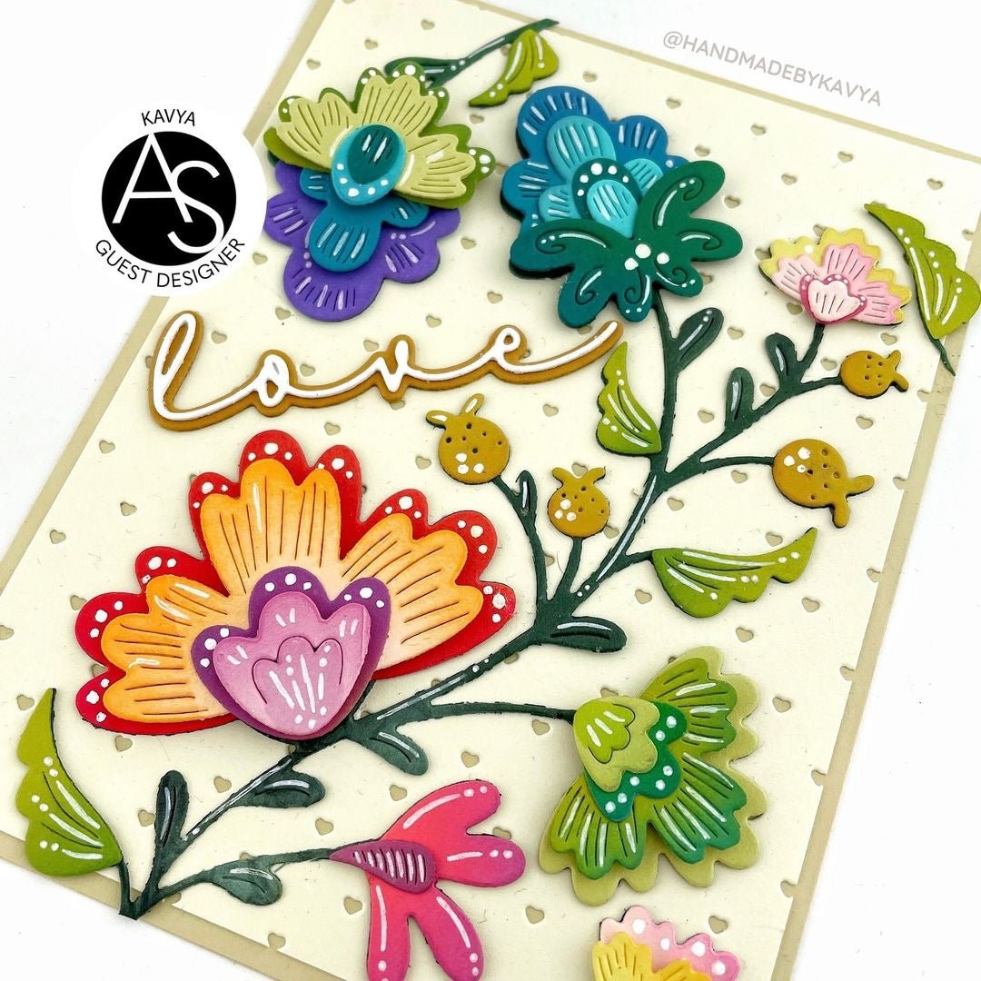 Alex Syberia Designs Love Die - CraftSource Market: Craft Supplies & Kits Papercraft > Dies > Metal Cutting Dies