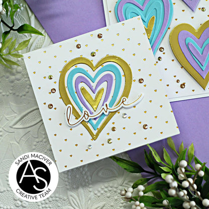 Alex Syberia Designs Love Hot Foil Plate - CraftSource Market: Craft Supplies & Kits Foiling and Letterpress