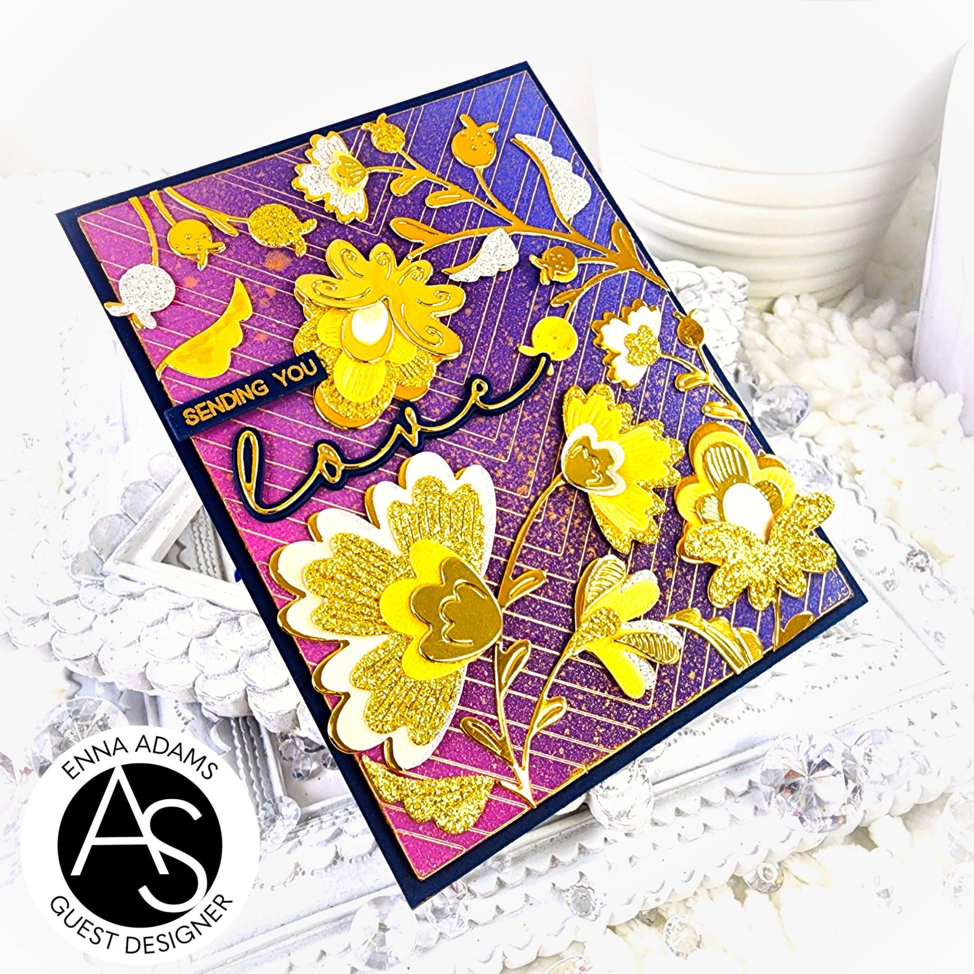 Alex Syberia Designs Love Hot Foil Plate - CraftSource Market: Craft Supplies & Kits Foiling and Letterpress
